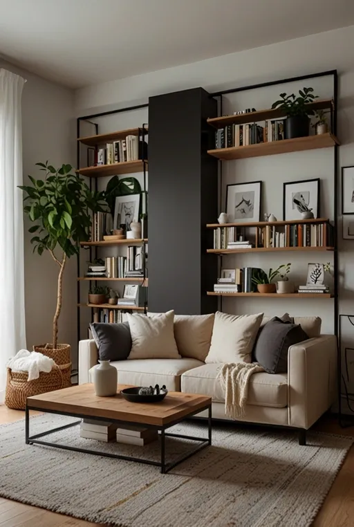 18. Creative Use of Vertical Wall Space for Storage