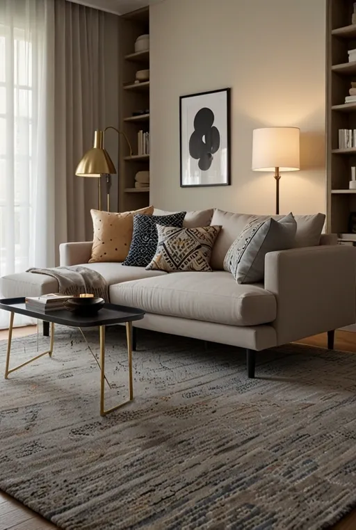 2. Multi-Functional Sofa Bed in Neutral Tones