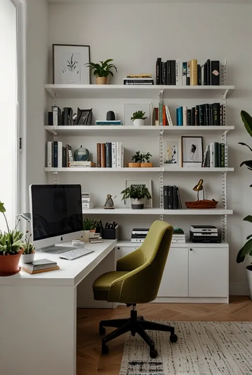 6. Compact Work-from-Home Corner