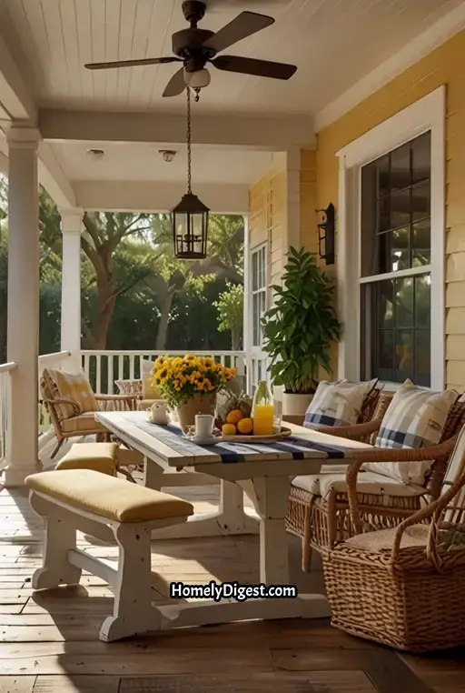 17. Classic American Porch Dining