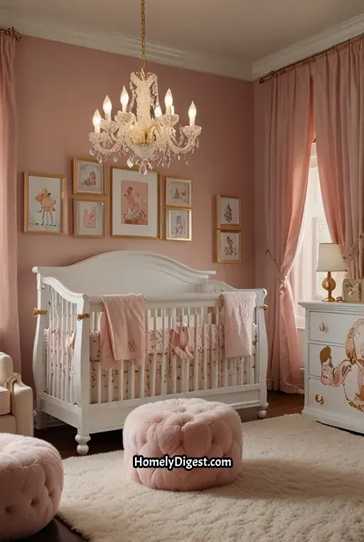 24. Pastel Pink Princess Nursery