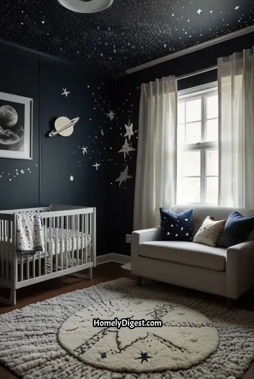 25. Whimsical Outer Space Nursery