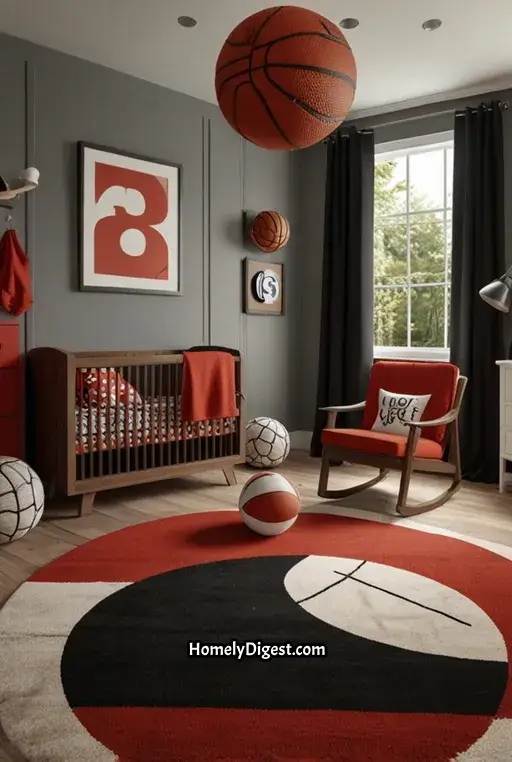 4. Sports Themed Boy Nursery