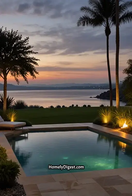 6. Luxury Patio with Infinity Pool and Waterfall
