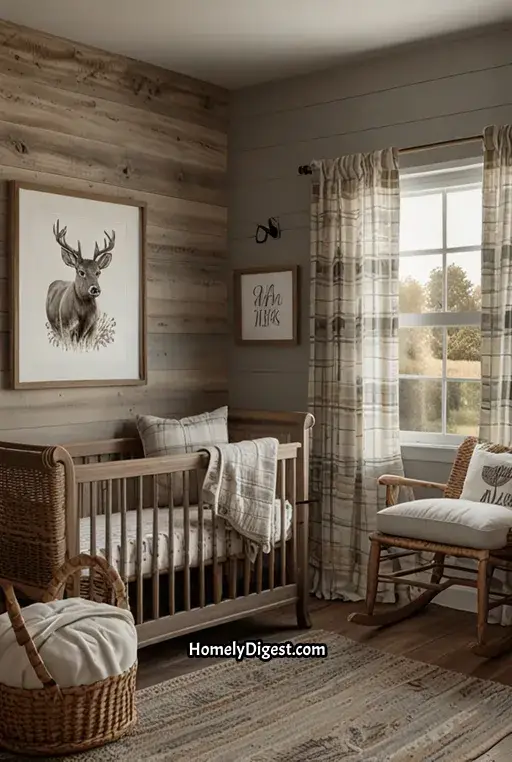 7. Farmhouse Inspired Boy Nursery