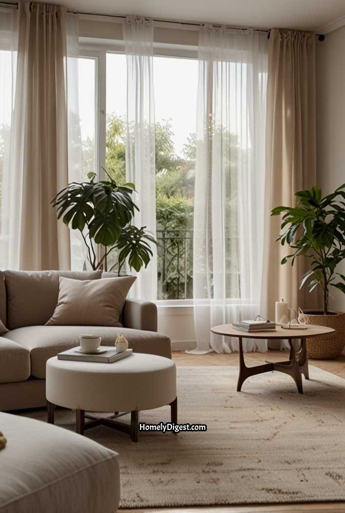 1. Sheer White Curtains for an Airy Look