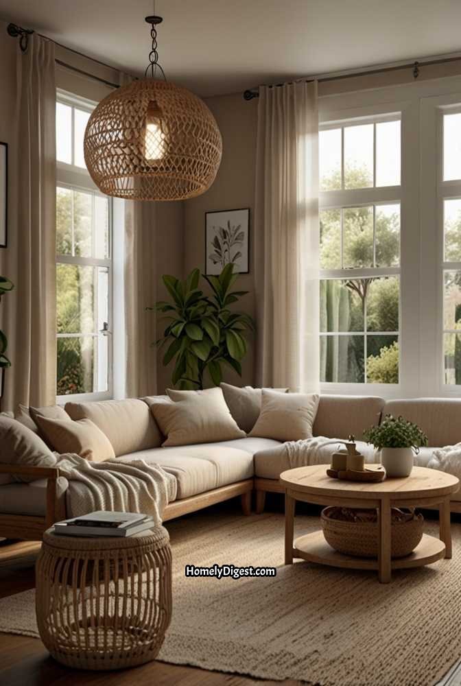 1. Warm Neutrals with Soft Textures