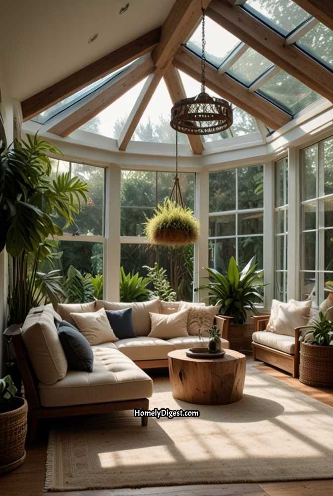 10. Skylight Ceiling for a Natural Glow