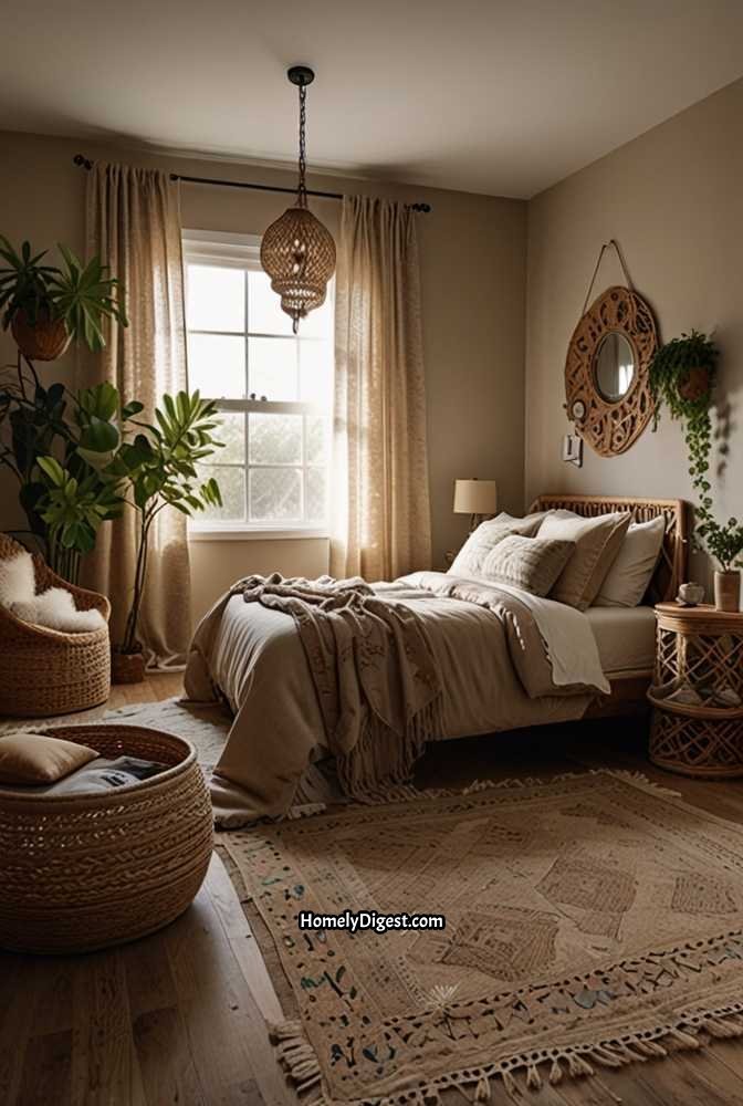 12. Bohemian Macrame Curtain Panels