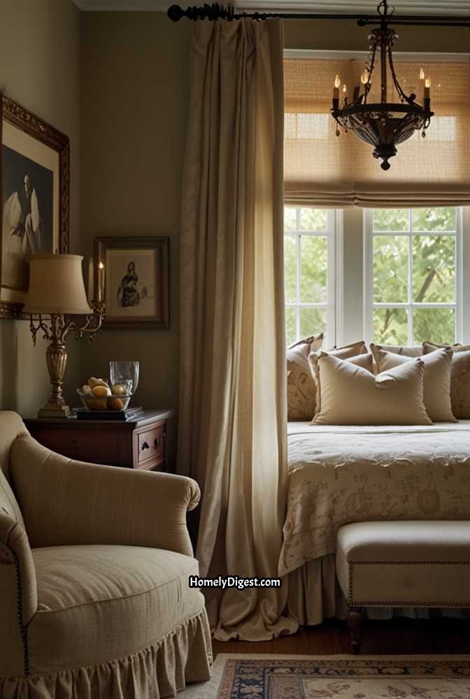 15. Tie-Back Curtains for a Classic Look