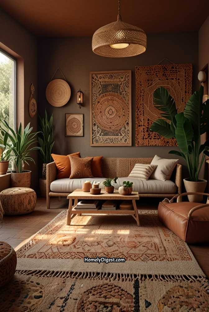 16. Boho Cozy Retreat
