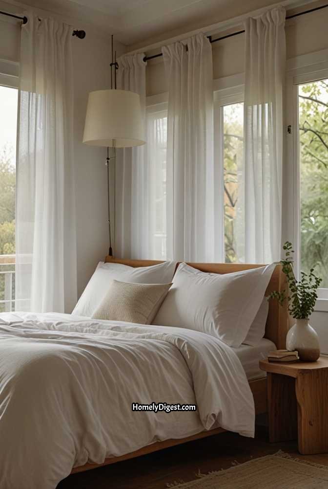 17. Sheer White Curtains for an Airy Look