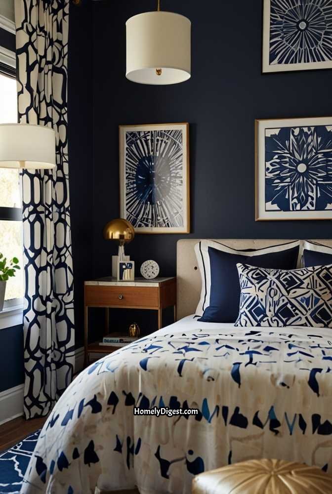 18. Patterned Curtains for a Playful Touch