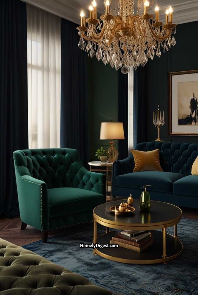 2. Velvet Curtains for a Luxurious Touch