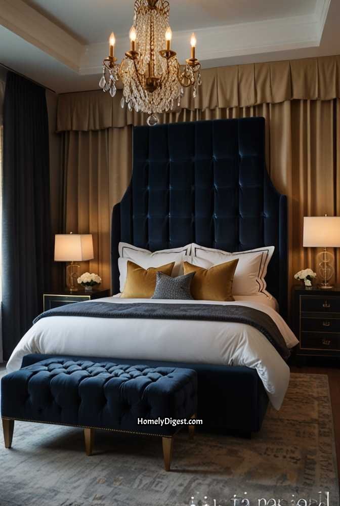 2. Velvet Drapes for a Luxe Feel