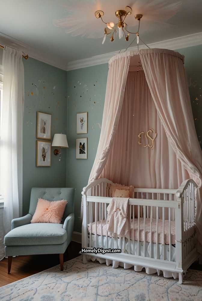 22. Sky-Themed Ceiling for a Dreamy Feel