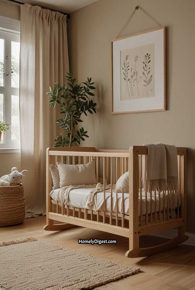 26. Japandi Nursery with Gentle Serenity