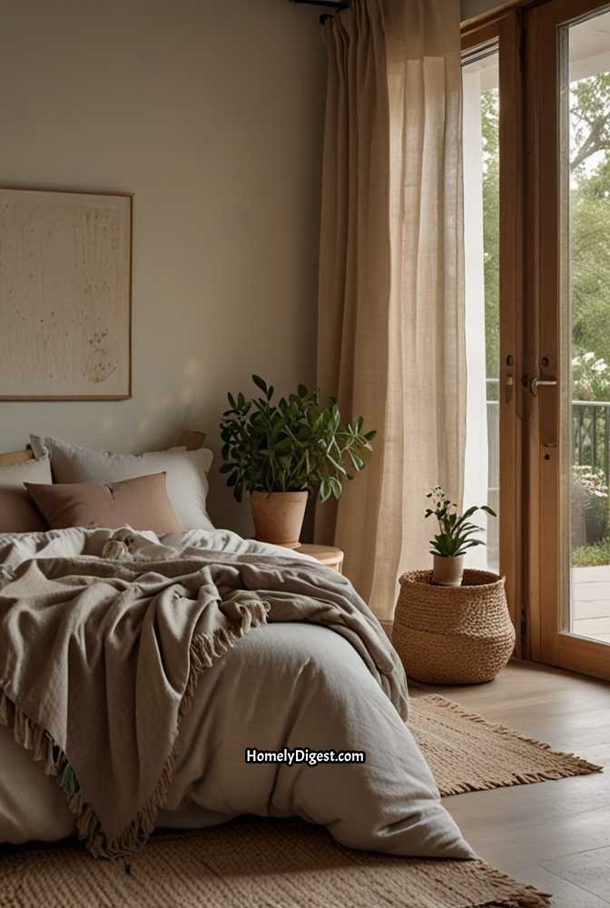 3. Linen Curtains for a Relaxed Vibe
