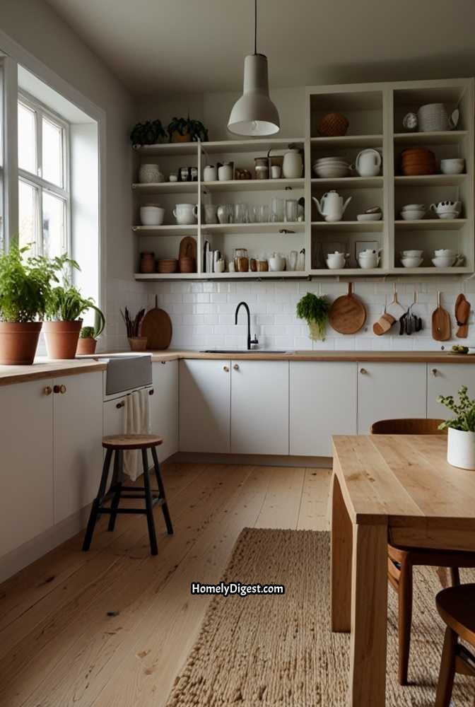 3. Scandinavian-Inspired Minimalist Kitchen