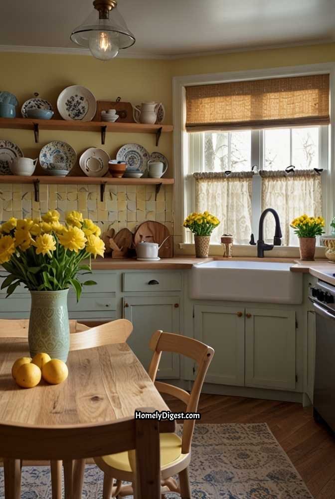 4. Vintage-Inspired Kitchen with Antique Touches