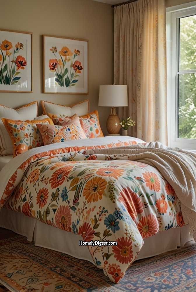 5. Patterned Curtains for a Playful Touch