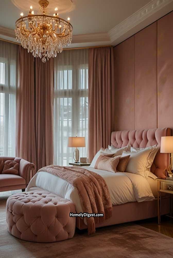 8. Silk Curtains for a Glamorous Touch