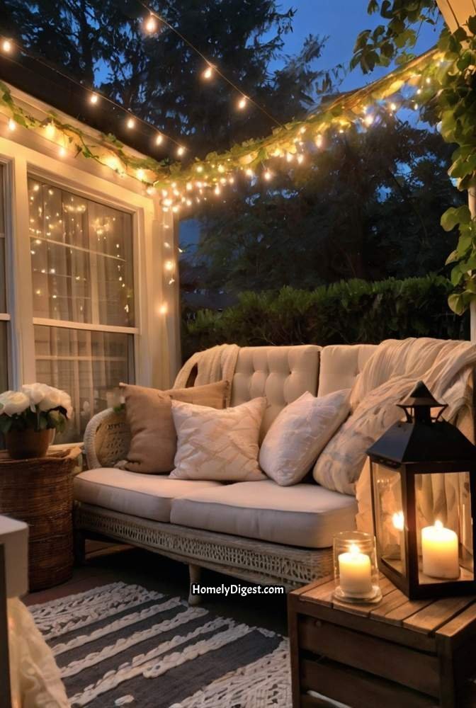 16. Romantic Porch with Candlelit Ambiance 1
