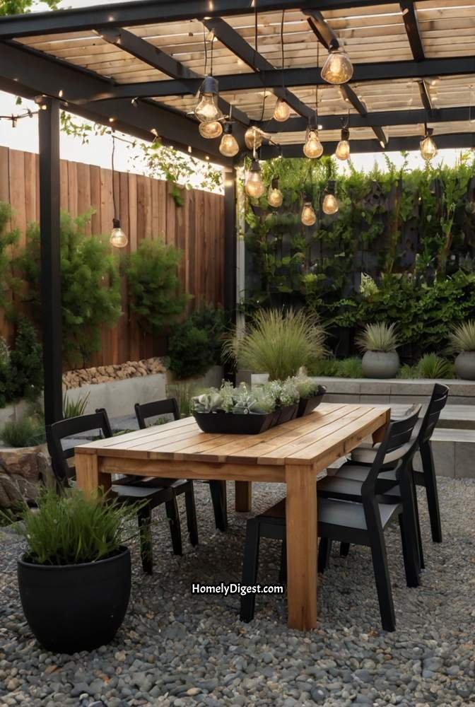 20. Patio with Gravel and Paver Combination 1